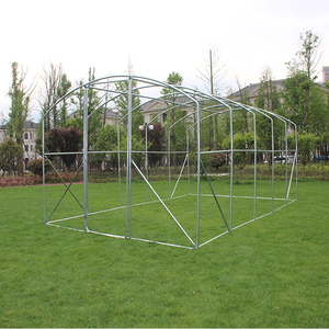 <strong>6</strong> <strong>X</strong> 3.5 <strong>X</strong> 3m Modern <strong>Greenhouse</strong> Poly Tunnel Metal Frame with Easily Assembled Nature Wood Pressure Treated - Product Image 6
