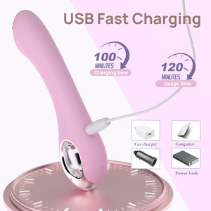 Vibrateur pour point G féminin, stimulation du clitoris et des mamelons, jouets pour adultes pour couples - Product Image 2