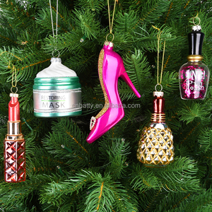 Factory Wholesale High Quality <b>Hand</b>-painted 2026 Luxury Christmas Decoration Supplies Glass <b>Ornaments</b> Pendant - Product Image 4