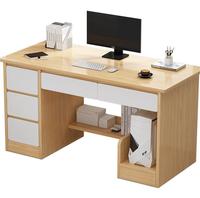 Bureau debout moderne pour ordinateur avec espace pour imprimante, bibliothèque de chambre à coucher, style luxueux, logo personnalisé en gros