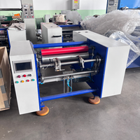 Machine à rembobiner la film alimentaire semi-automatique de haute qualité, machine à rembobiner en aluminium