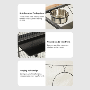 Direct van de fabriek: duurzame papegaaienkooi 77*67*158cm, grote buitenvolière, kweekkooien voor vogels, rattenkooi, huisdierkooi - Product Image 4