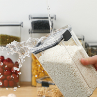 Contenants de stockage alimentaire hermétiques sans BPA, transparents et empilables, organisateurs de garde-manger pour aliments secs, céréales, pâtes, sucre, farine, grains de café