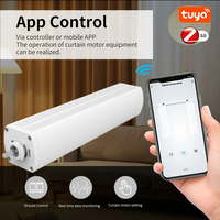Motor de Cortina Inteligente Tuya Wifi/Zigbee BCM700D con Control Remoto Alexa para Casa Inteligente, Cortina Automática Inteligente