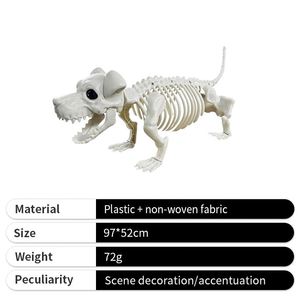 Esqueleto de Perro Artificial en Oferta, Decoración de Jardín, Esqueleto de Animales de Plástico para Halloween - Product Image 2
