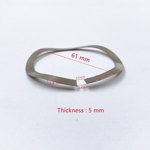 Cung cấp độ chính xác cao phẳng dây sóng mùa xuân bán buôn thép không gỉ lần lượt duy nhất kim loại phẳng cuộn dây nén sóng máy giặt - Product Image 3