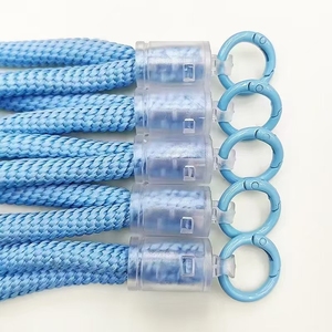 Asılı halat şeffaf toka dokuma halat asılı boyun uzun halat çift uçlu asılı plastik bagaj, yeni ürün - Product Image 5