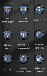 <strong>High</strong> Torque Great Strength Handheld Brushless Wood <strong>Router</strong> for Stone <strong>Cutting</strong> Crystal 3D Jewelry Carving Hand Crafting - Product Image 3
