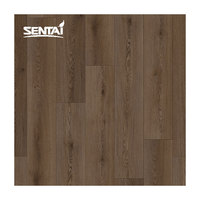 Anhui Sentai antideslizante WPC piso de vinilo interior SPC en la parte superior fabricante Panel compuesto de plástico con revestimiento UV para el aula