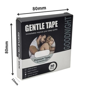 แผ่นปิดปากกันนอนกรนแบบมีกาวในตัว ระบายอากาศได้ดี สีสันสดใส สำหรับการดูแลสุขภาพ เพื่อปรับปรุงคุณภาพการนอนหลับและการหายใจ - Product Image 4