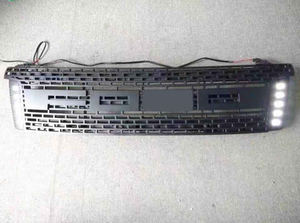 الصمام الأمامي مصبغة أسود غير لامع T6 سيارة مصبغة لفورد رينجر T6 قطع غيار السيارات 2012-2014 السيارات 4X4 اكسسوارات - Product Image 3