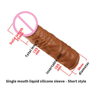 Girlspower, extensor de pene de silicona reutilizable, funda suave para pene para la salud sexual de los hombres, retraso en la eyaculación, Agrandamiento del pene - Product Image 4