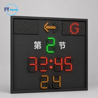 Affichage du score des matchs sur un grand écran LED, chronomètre sportif, horloge électronique, tableau de scores pour stade et gymnase