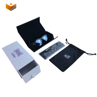 Boîte de rangement en papier pour lunettes de soleil, emballage de luxe personnalisé et recyclable, vente en gros