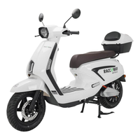 Moto électrique 4000W 72V, vitesse rapide 80 km/h, autonomie longue portée 160 km, double batterie au lithium, scooter électrique EU EEC COC, moto électrique