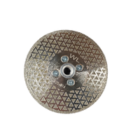 Lame de scie diamantée électroplaquée multifonction de 125 mm avec bride M14, disque de coupe et de meulage pour marbre, granit, céramique