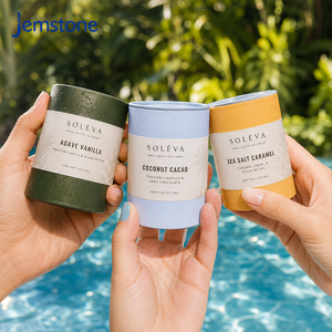 Custom Design Eco Mini Ice Cream Paper Tube for Food Packaging High Quality Round Cardboard Cylinder <b>Container</b> with Metal Lid - Product Image 6