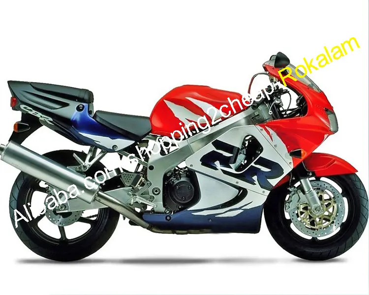 Kit de carénage de moto ABS rouge et bleu, CBR900RR 919 1998 1999 CBR 900 RR 98 99 CBR919 CBR900 900RR