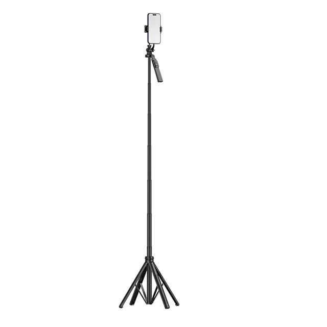 C18 Selfie Tripod for Cell Phone 360°Auto-Rotation AI Tracking Shooting Quadrapod with Remote Control Optional Fill Light