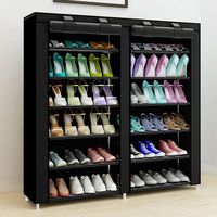 Étagère à chaussures verticale grande capacité avec plus de cinq niveaux