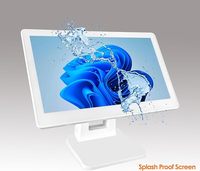 Monitor POS Layar Sentuh FHD 17,3 Inci 1920 X 1080 Kelas Komersial Baru, 10 Titik Sentuh, Tahan Air, Tahan Debu, Garansi 3 Tahun