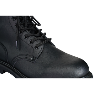 Botas Tácticas de Cuero Genuino Negro de Alta Calidad, Antideslizantes y Resistentes al Desgaste para Protección, Patrulla y Entrenamiento de Campo - Product Image 5