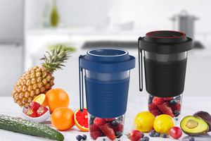 Presse-agrumes portable, mixeur à fruits avec mini-lame en acier, batterie USB pour une utilisation en extérieur et en hôtel, presse-agrumes portable - Product Image 3