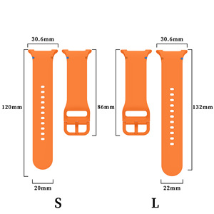 Nueva correa de reloj inteligente de silicona Stitch de alta calidad para Samsung para Galaxy Watch <span class=keywords><strong>8</strong></span> para Samsung Sport bandas de goma suave - Product Image 5