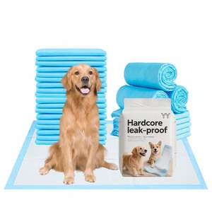 60x90 cm 6 Layer Soft Touch Waterproof Biodegradable Eco-Friendly Fashion Cloth <b>Dog</b> <b>Training</b> Pee <b>Pads</b> Super Absorbency <b>for</b> <b>Dogs</b> - Product Image 1