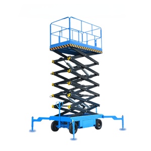 Nueva Plataforma Elevadora Eléctrica para Trabajo Aéreo, Construcción de Acero con Eslinga de Cable Metálico, Marca Hofujng, 1000 kg - Product Image 1