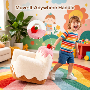 Sofá Infantil de Fábrica, Silla de Descanso <span class=keywords><strong>para</strong></span> Bebés, <span class=keywords><strong>para</strong></span> Sala de Estudio, <span class=keywords><strong>para</strong></span> <span class=keywords><strong>la</strong></span> Hora del Almuerzo, con Diseño de Dibujos Animados, <span class=keywords><strong>para</strong></span> Lectura, Compresión al Vacío, sin Marco, de Espuma - Product Image 4