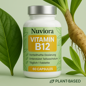 Complément de vitamine B12 haute puissance Méthylcobalamine Cyanocobalamine Capsules Adulte 60 Soutien immunitaire OEM - Product Image 6