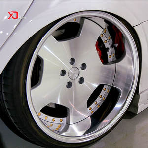 Llantas forjadas <span class=keywords><strong>de</strong></span> 2 piezas, 19 pulgadas, 5*112, 5*120, 5*114,3, 5 agujeros, labio cóncavo profundo, ruedas <span class=keywords><strong>de</strong></span> <span class=keywords><strong>coche</strong></span> <span class=keywords><strong>de</strong></span> pasajeros para C63 E63 S63 W206 W214 - Product Image 1