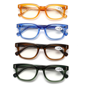 Gafas de lectura para hombre con montura de media luna y lentes con filtro de luz azul - Product Image 6