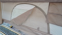 Tente gonflable 7.5 ㎡   Grande tente de camping à double porte, imperméable et résistante à la pluie, entièrement automatique, pour 4 à 8 personnes, style Ridge Four