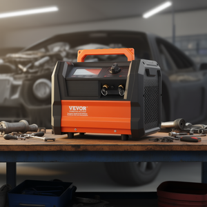 Machine de récupération de réfrigérant portable Vevor 1 Hp à double cylindre pour réfrigérateurs de voiture - Product Image 2