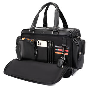 حقيبة يد للرجال من جلد طبيعي مقاومة للماء من J.<span class=keywords><strong>M</strong></span>.D, حقيبة يد للرجال من جلد طبيعي مقاومة للتلف ومقاومة للماء - Product Image 1