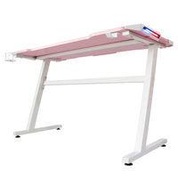 Bureau d'ordinateur pliable de style moderne Table d'étude d'étudiant en bois pour chambre à coucher avec cadre en métal à prix compétitif