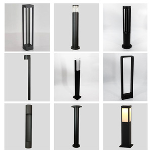 Lampe solaire LED extérieure en aluminium Juming pour pelouse, jardin, cour, villa, allée - Product Image 2