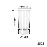 LIBBEY Chicago Mini verre Highball pour jus de fruits, lait, café Meilleur gobelet vintage pour verres à liqueur-Sublimation transparente