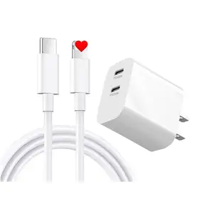 AMZ Best-selling ETL Certified PD20W Charger 2c 20W Fast Charging Head Suitable For Apple IPhone 11 12 13 14 15 Set