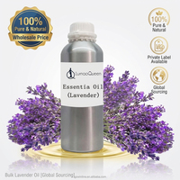 Huile essentielle de lavande en vrac, vente en gros, 100% pure, naturelle, de qualité thérapeutique, pour les soins de la peau et les massages, en bouteille d'aluminium