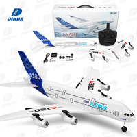 Hélicoptère télécommandé 2,4G, avion en mousse EPP durable, avion RC, avion à aile fixe RTF, modèle Airbus A380 pour débutants, jouet