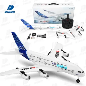 2.4G Remote Control Helicopter Durable EPP Styrofoam Airplane RC Aircraft Plane RTF Fixed-Wing Beginner Airbus A380 Model Toy