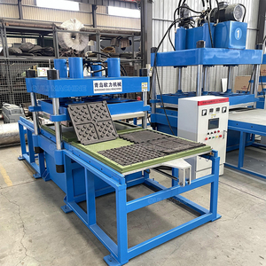 1000×1000×20mmゴムマットゴム粉タイル成形プレス機/ゴム製床マットタイル製造機 - Product Image 1