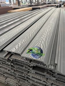 Revêtement composite creux en WPC imperméable pour extérieur, panneau de sol en bois-plastique gaufré 3D - Product Image 4