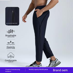 <span class=keywords><strong>Pantalones</strong></span> Casuales de Algodón <span class=keywords><strong>para</strong></span> <span class=keywords><strong>Hombre</strong></span> OEM, <span class=keywords><strong>Pantalones</strong></span> Deportivos Ligeros y Transpirables de Punto <span class=keywords><strong>para</strong></span> Fitness, Montañismo y Running - Product Image 1