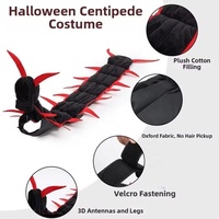 Costume de chat centipède pour chaton pour Halloween, déguisement pour fête, séance photo