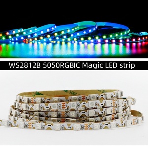 Bande lumineuse LED RGBIC SK2812 12V SMD3535 en forme de S, pleine couleur, intelligente, magique, fluide, programmable, adressable, Dream - Product Image 5