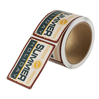 Etiquetas Adhesivas Personalizadas al por Mayor, Etiquetas Vintage Impermeables para Botellas, Frascos, Marcado de Marca para Pequeñas Empresas